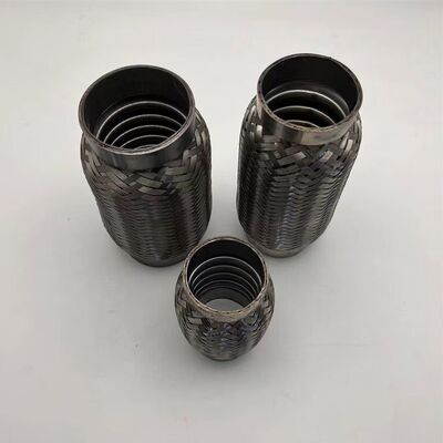 Superficie externa enredada trenzada alambre flexible auto del tubo del extractor del tamaño de 45 x de 200m m