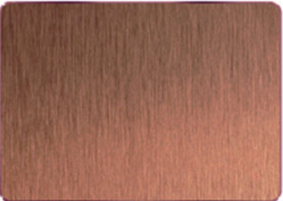 comprar HL rojos de las hojas de acero del vacío de Rose de la materia prima inoxidable coloreada del grado 201 fabricación en línea