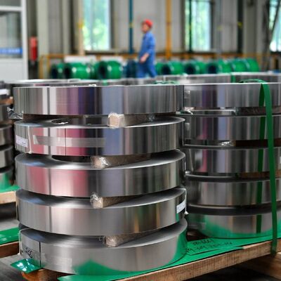 comprar El molino/rajó las tiras de metal del acero inoxidable del borde, tira de acero laminada en caliente de la dureza 93 Fabricación en línea