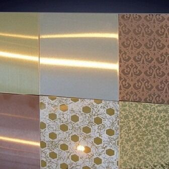 comprar Hojas de acero inoxidables coloreadas decorativas de 300 series grueso de 0.3m m - de 200m m Fabricación en línea